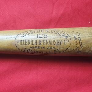 LOUISVILLE SLUGGER VINTAGE POWERIZED CAL POLY Wooden Baseball Bat